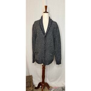 Neiman Marcus Rag & Bone New York Men’s Grey and Black Cardigan